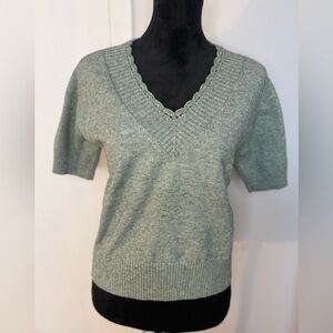 Cyrus Sage V-Neck Sweater